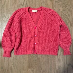 Women's Sezane Pink Knit Sweater